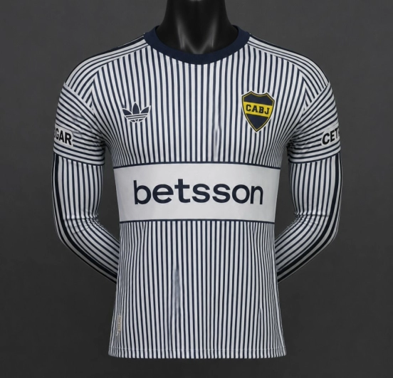Player Version 26/27 Boca Juniors Away Long Sleeve Jersey