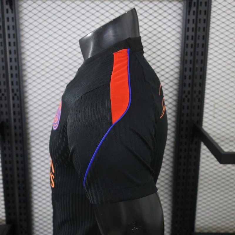 Player Version 26/27 PSG/Paris Saint-Germain Training Black/Orange Jersey