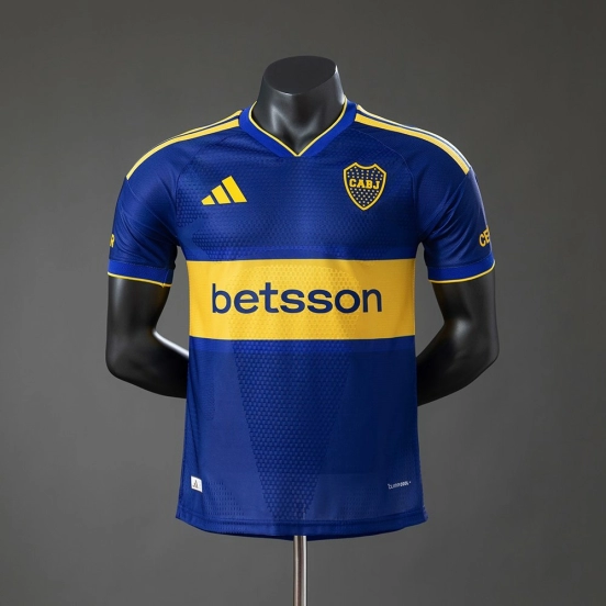 Player Version 26/27 Boca Juniors Home Blue and Yellow Horizontal Band Jersey