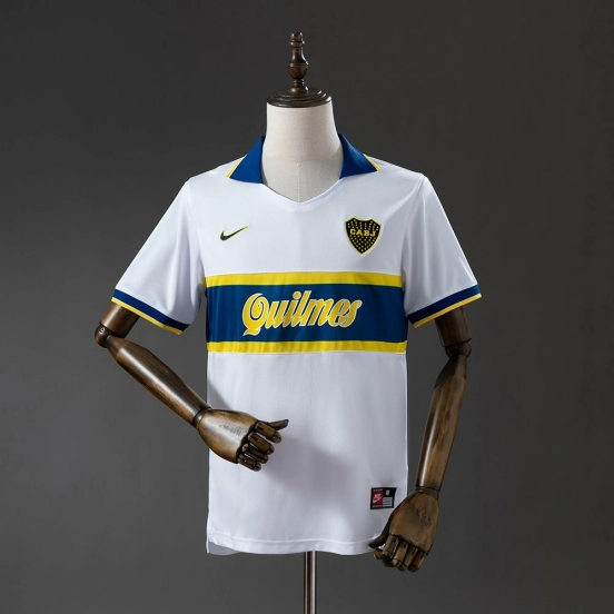 Retro 96/97 Boca Juniors Away White Jersey