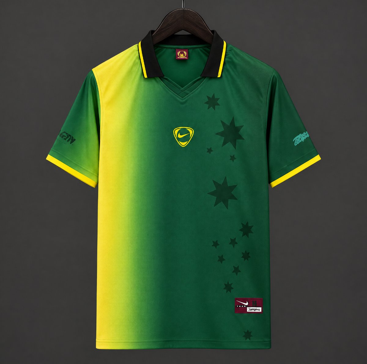 2026 Australia x Travis Scott Cactus Jack Total 90 Green Jersey