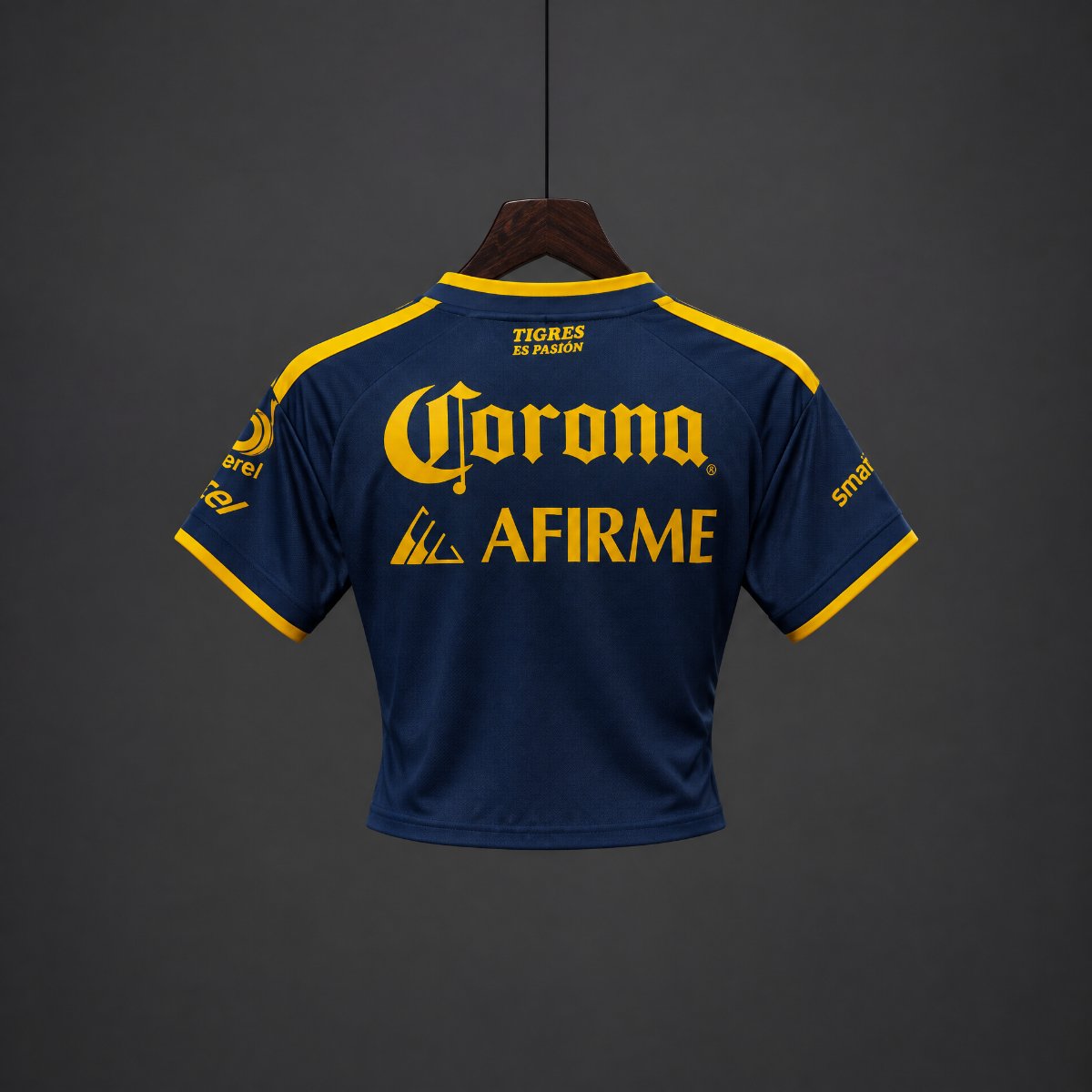 26/27 Tigres UANL Away Women Navy Crop Jersey