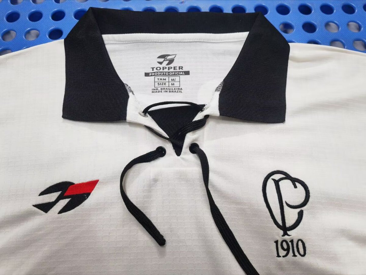 Retro 00/01 Corinthians 90Th Anniversary White Jersey