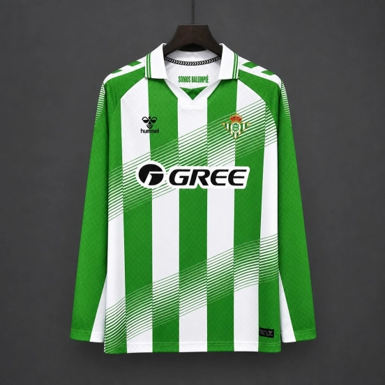 26/27 Real Betis Home Long Sleeve Green Jersey