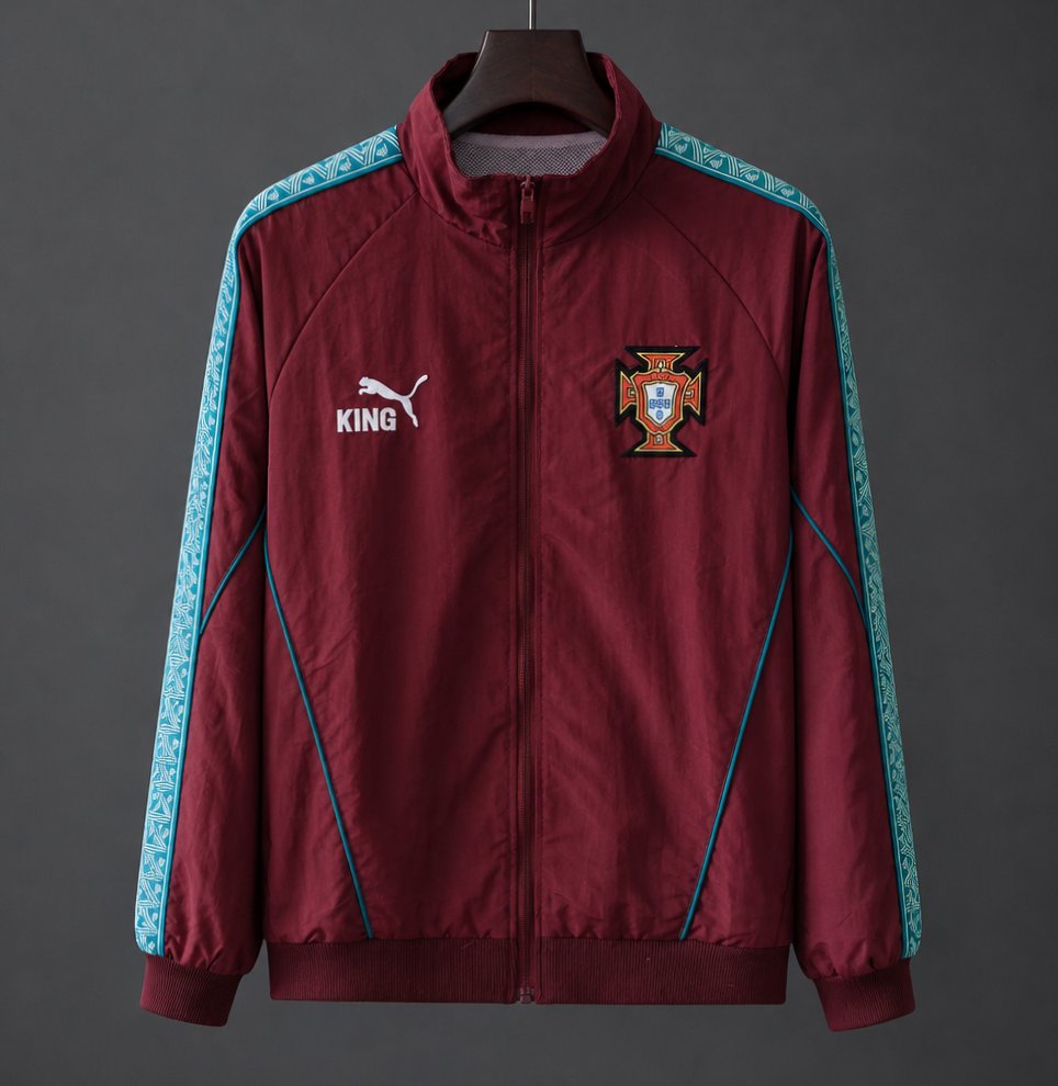 2026 Portugal Wine Full Zipper Windbreaker