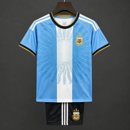 2026 Kids Argentina Messi Farewell Commemorative Jersey