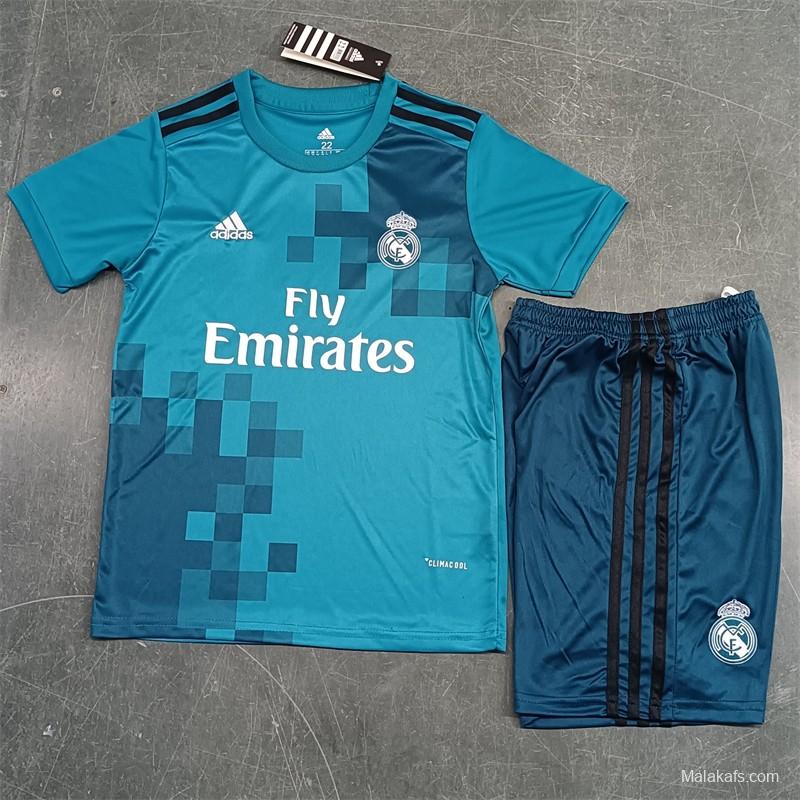 Retro 17-18 Real Madrid Kids Kit